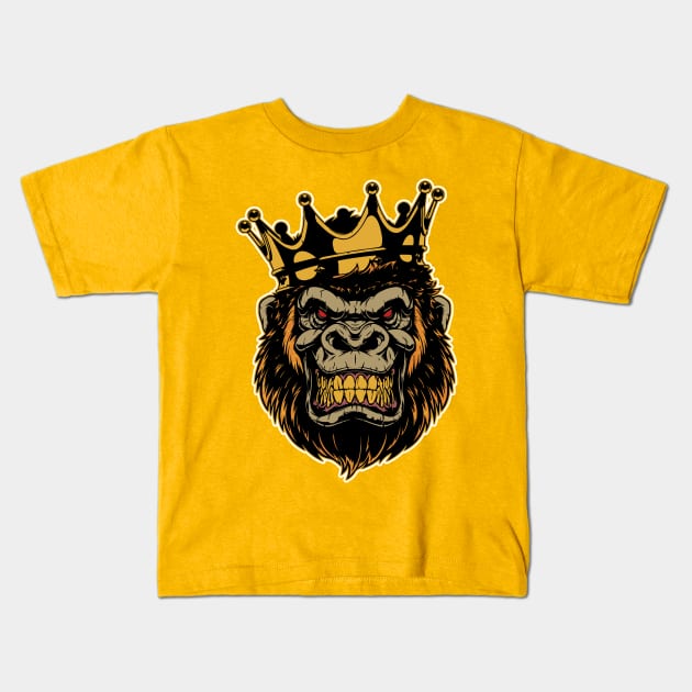 Great Ape Kids T-Shirt by Civron